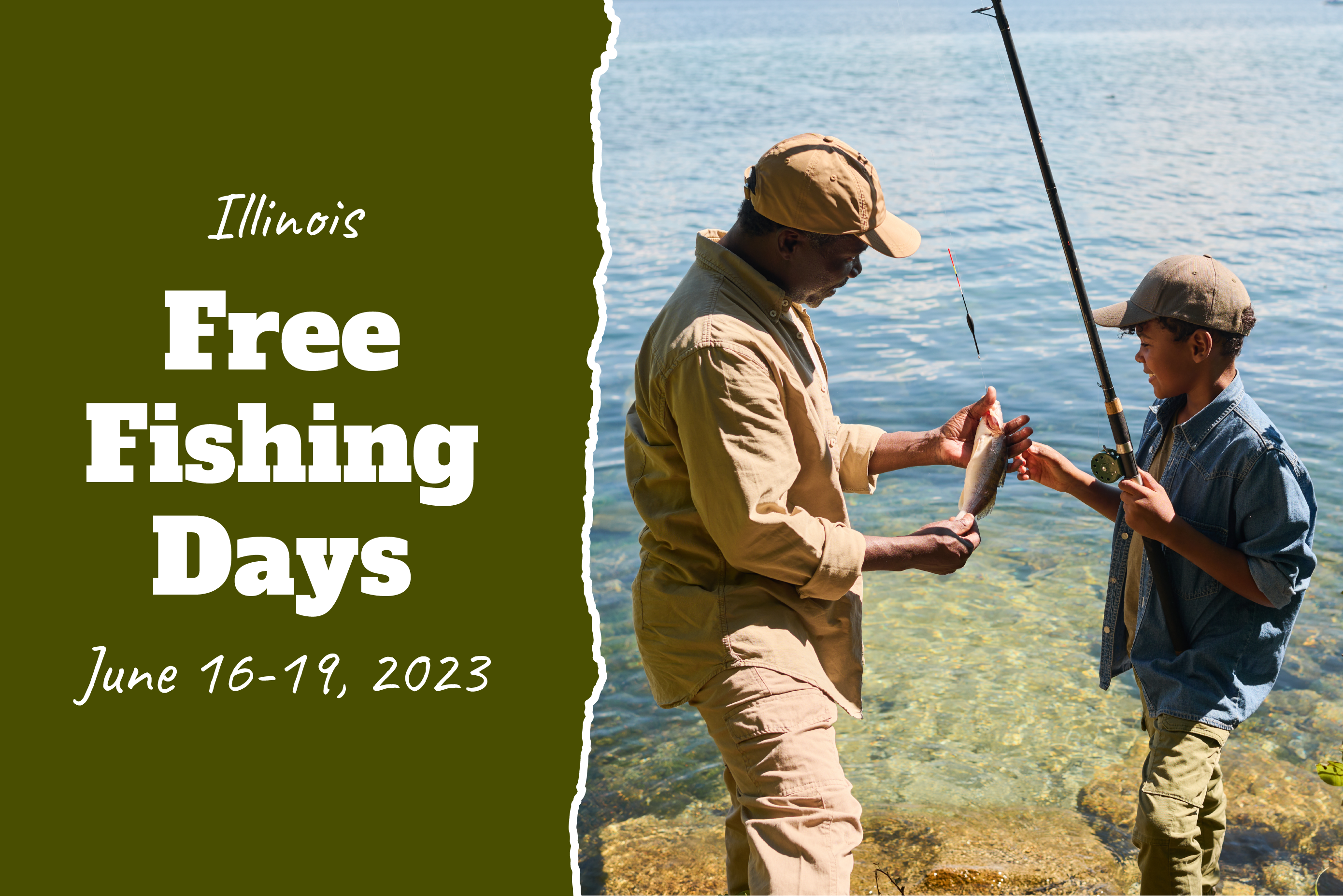 Illinois Free Fishing Days from June 16-19. Start Planning Your Trip - Mike  Coffey